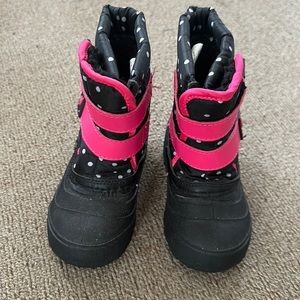 Toddler girl snow boots